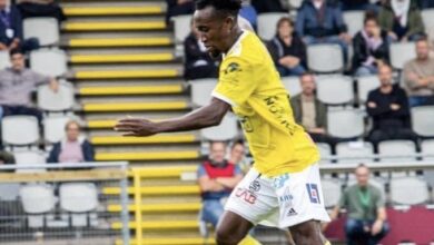 Photo of Aguda reveals why he choose to stay back at Falkenbergs after relegation